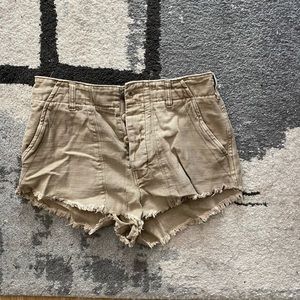 Free People High Wasted Denim Shorts